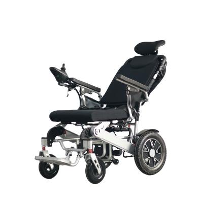 China Factory Price Carbon Fiber Lightweight Folding Electric Wheelchair for Handicapped Walker & Rollator 86*57*93cm for sale