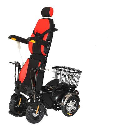 China 2024 China factory Strong Motor Powered Portable Standing Travelling Electric Wheelchairs for Adults Eldery 125*65*125cm for sale