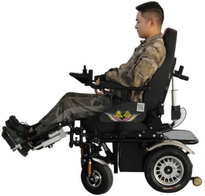 China 2024 sitting and lie dow electric leg raising and electric hip raising electric wheelchairs with Universal Rocker controller 125*65*120cm for sale