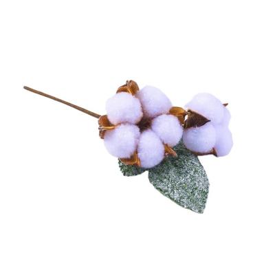 China Natural Rustic Floral Natural Touch Cotton Stem for sale