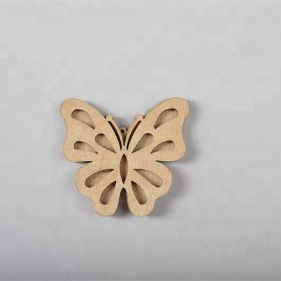 China Europe Wholesale Laser Cut Wooden Butterfly Craft Decoration for sale