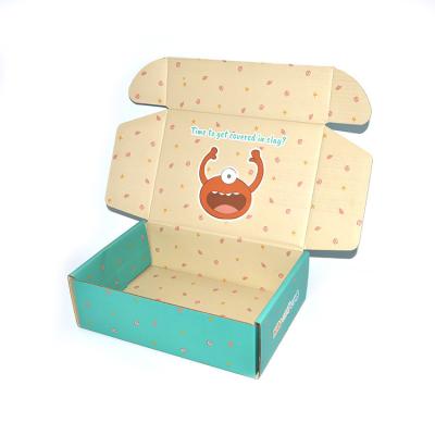 China Recycled Materials Factory Supply Gift Rectangle Custom Clothing Apparel Clothes Packaging Box for sale