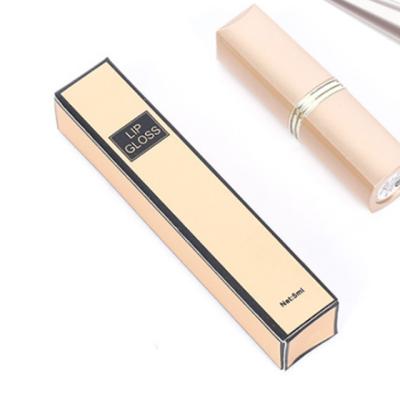 China 2022 New Slim Packaging Box Customized Small Cosmetic Packaging Box Lipstick Packaging Paper Box for sale