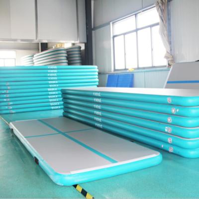 China Large Crash Mat Eco - Friendly Thick Blue Gymnastics Safety Mat Dip Parallel Bars for sale