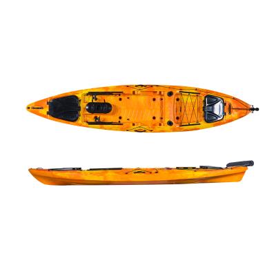 China LLDPE/HDPE any color available cheap plastic fishing boat for sale, sit on kayak, fishing kayak for sale