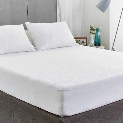 China Bamboo Mattress Cover Hypoallergenic Breathable Terry Water Proof Bed Protector Anti-bacteria Waterproof for sale