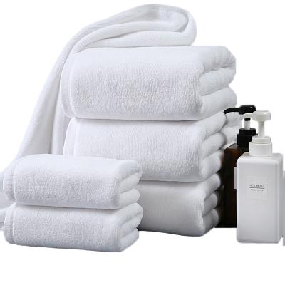 China QUICK DRY Soft White 100% Cotton Hotel Washcloths Bath Towel for sale