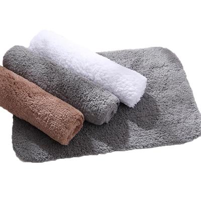 China 60x90cm Luxury Hotel Sustainable Bathroom Cover Anti Non Slip Shower Foot Bath Mat for sale