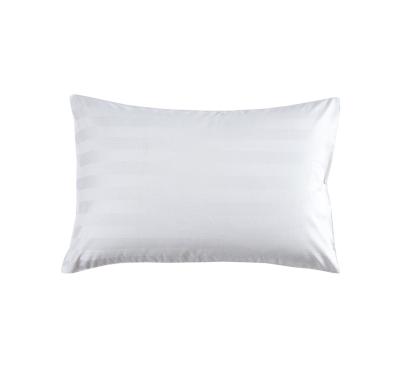 China Sustainable High Quality Luxury Custom Hotel 100% Cotton Sateen Natural White Natural Pillow Case Cover for sale