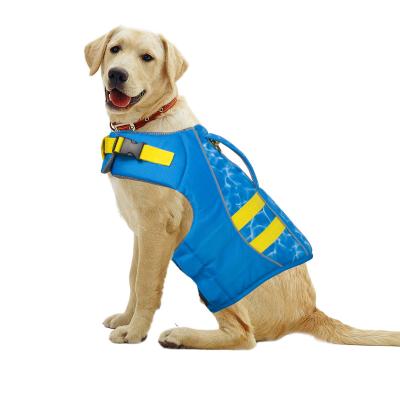 China Sustainable Dog Water Flotation Vest Rescue Safety Dog Reflective Dog Clothes Coat for sale