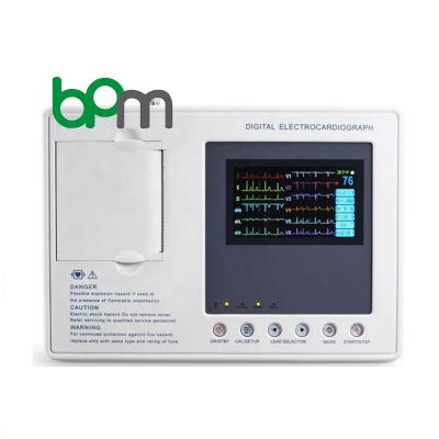 China BPM-E305 Metal Medical Supplies 3 Channel Electrodes Maker With Cheap Trolley ECG Machine for sale