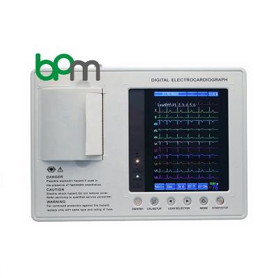 China Best Price Metal 3 Channel Electrodes Manufacturer Elettrocardiografo Holter ECG BPM-E306 for sale