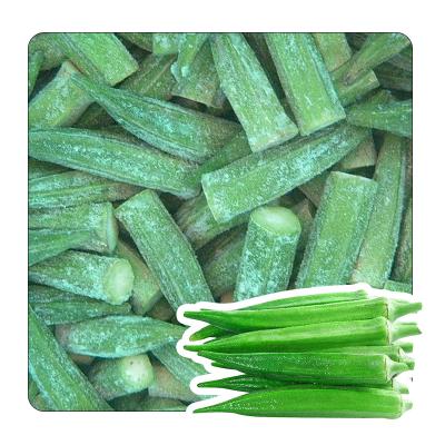 China Best Price Export FROZEN Okra Frozen Okra Vegetable Top Selling Factory Supply Organic Frozen Okra for sale