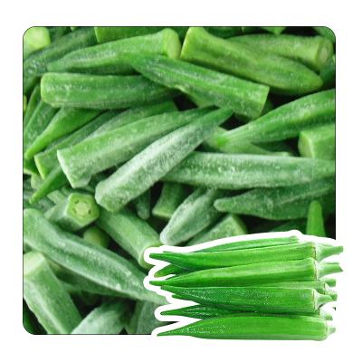 China Factory supply best frozen vegetable organic frozen okra manufacture factory price export okra for sale