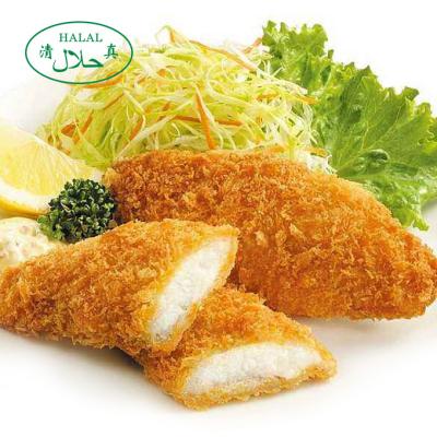 China Free Shipping Fried Fish Fillet Halal Certified Breaded Fish Steak Competitive Price for sale