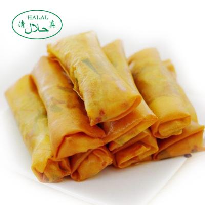 China Fried Spring Roll Vegetable Frozen Low Salt With Original Wheat Stuffed Samosa Flavor Certified Halal Meat Frozen Vegetable Snacks Salty Food for sale