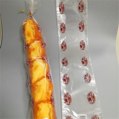 China Recyclable Food Grade Bread Bags Plastic Micro Punch Bag Baguette Bread Cellophane Bags à venda