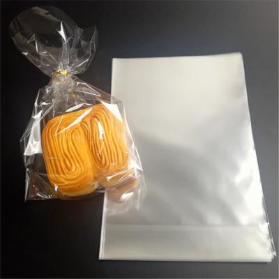 China Recyclable Bopp Clear Bread Plastic Packaging Bag Cookies Cellophane Cookies Bags Bopp Bottom Gusset Bags à venda