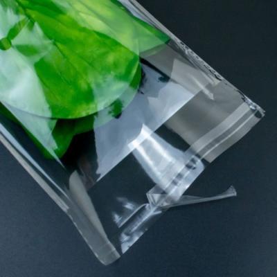 Chine Clear Transparent Cellophane Bag Bopp Seal Strip Opp Printing Material Recyclable Resealable Custom Adhesive Poly Cello Bag For Candy Gift à vendre