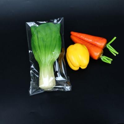 China Customized Recyclable Anti Hazy Vegetable Lettuce Packaging Bag BOPP CPP Self Adhesive Cellophane Bag for sale