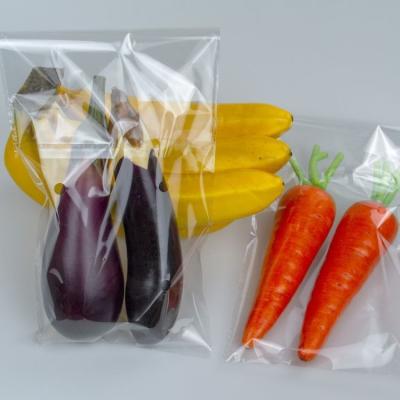 China Factory Manufacture Recyclable Anti Lettuce Hazy Vegetable Packaging Bag Self Adhesive Cellophane Bag for sale