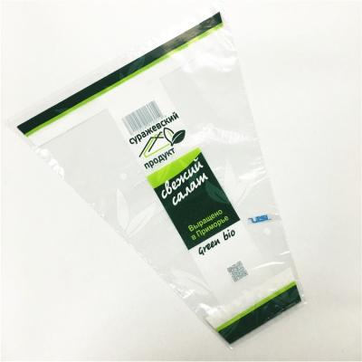 Chine Security Accept Custom Size Flower Sleeve Customized Size Lettuce Printed To Produce Packaging Packaging Plastic Bag à vendre