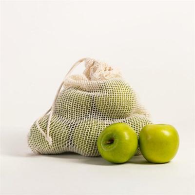 中国 High Quality Safety Cotton Mesh Bag Fruit Vegetable Packing Bags Lettuce Packing Bags CMB2025 販売のため