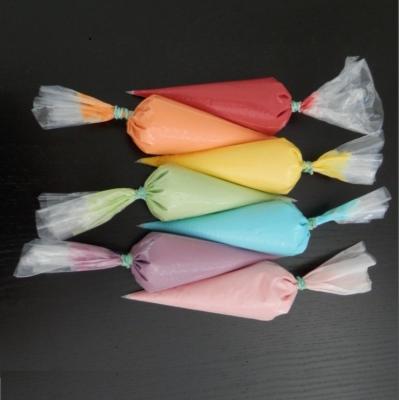 China LTB1630 Security Piping Packaging Bags High Quality Clear Cellophane Cream Cone Packing Bag en venta