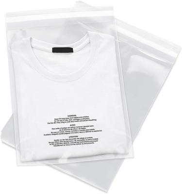 China LWB3651 Safety Poly Bag Clothes Tote Bag Factory Manufacture Cellophane Packaging Warning Bag for sale