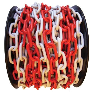 China Supply Protective PE Material Road Safety Road Warning Chain Plastic Safety Barrier Road Truck Chain Plastic Chain for sale