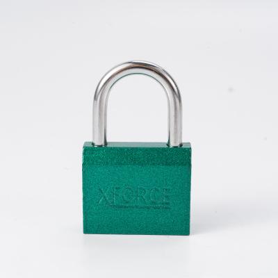 China Durable High Security Hot Selling High Quality Padlock Drum Side Unlocking Blue Pink Green Iron Colorful Padlock for sale