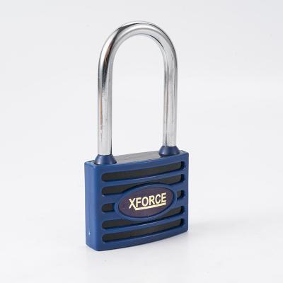 China Durable High Security Direct Sales Cadeado Customized Modern Multiple Color Iron Wrap Iron Plastic Padlock Eco-friendly for sale