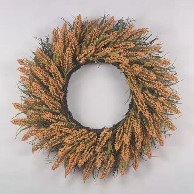 China Quality Plastic Reliable Holiday Customization Christmas Decorative Plastic Home Wreath for sale