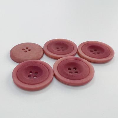 China Dry clean high quality and environmental friendly fruit buttons, customized four hole coat buttons for sale