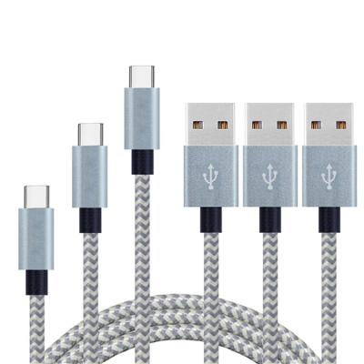 China High Quality High Speed ​​Charging USB Android Phones Combine Mini Usb Nylon Braided Cable For Iphone 6s for sale