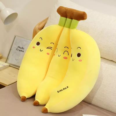 China New Design 35Cm Plushie Gifts Banana Plush COMEMOIR Cute Stuffed Bear Plush Toy Squishy Hugging Pillow for sale