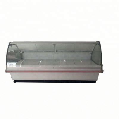 China Single-temperature Good Quality Commercial Refrigerator Display Supermarket Meat Showcase for sale