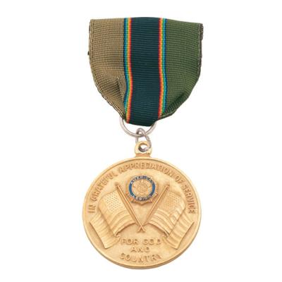 China Customized Manufacturer Military High End Armed Forces Custom Service Medal for sale