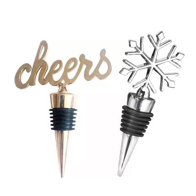 China Minimalist Promotional Custom Design High Quality Wine Stopper Stainless Steel for sale