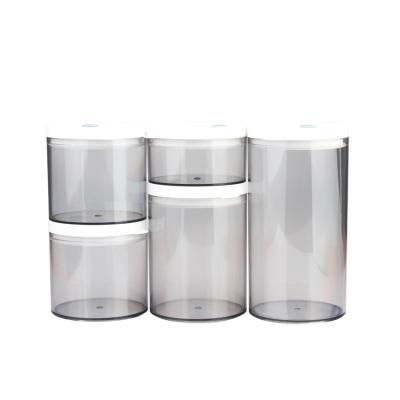 China 2019 New Freshness Preservation Clear 5pcs Food Storage Bins Plastic Airtight Storage Containers Set for sale