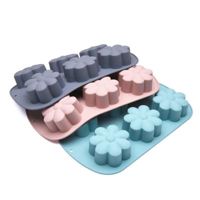 China Sustainable Kitchen Supplies Pattern Silicone Cake Mold Silicone Mold Thickened DIY Hand Soap for sale