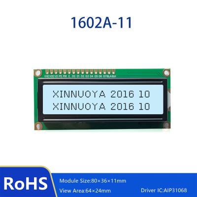 China Serial Port LCD Screen 16*2 LCM Display Module Panel 16x2 Character LCD 1602 Display Module16x2 80*36*11mm for sale