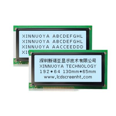 China STN 19264 130*65*13mm Yellowish Green Blue Dot Matrix LCD Display Module 192x64 Monochromatic LCD Module for sale