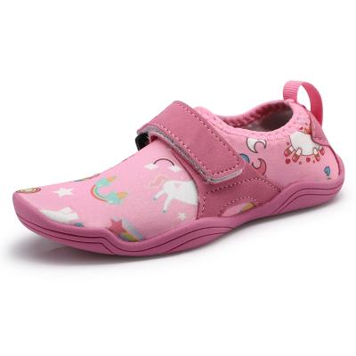 China CUSHIONING Custom Kids Water Skin Quick Dry Non Slip Barefoot Shoes Beach Bangs Breathable Kids Swim Pool Water Shoes for sale