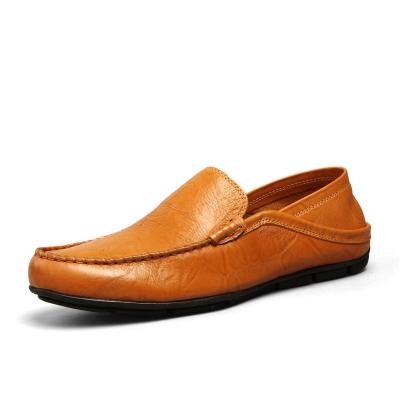 China New Arrival Italy Handmade Style Anti-slippery Men Genuine Leather Driving Loafers Hot Selling for sale