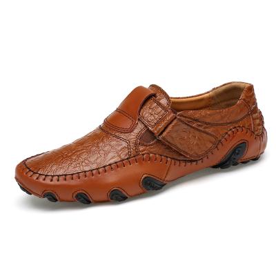 China Fashion\loafer leather fashion wholesale hand made comfortable\durable driving sport shoes for men for sale