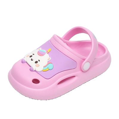 China New Cute EVA Kids Breathable Slippers Children's Clogs Clogs Sandals Breathable Kids Garden Shoes for sale