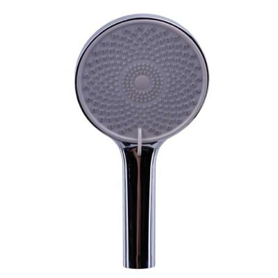 China Without Turnout High Pressure Chrome Multifunctional Bathroom Round ABS Hand Shower Shower Head for sale