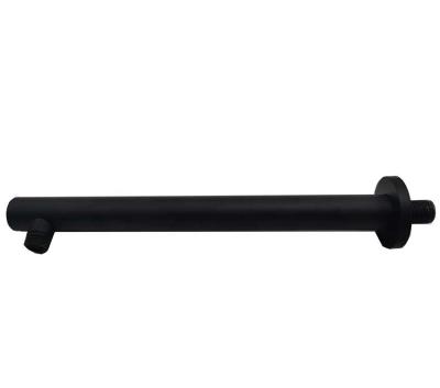 China Modern Black Finish Stainless Steel Rainfall Wall Mounted Shower Arm for sale