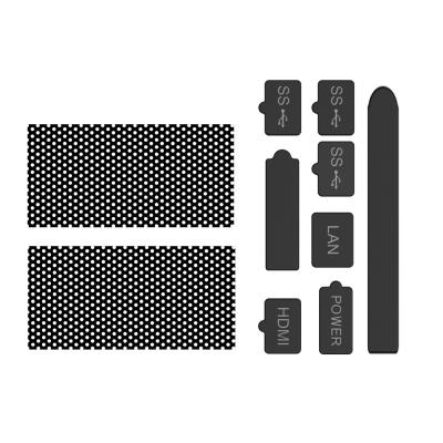 China Dust Render Mesh Filter Jack Stopper Kit Cover For Xbox Series X Game Console Accessories Heavy Duty Plastic Silicone Plugs Pack Protector TYX-0670 for sale